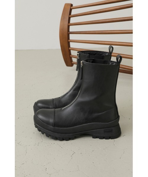 「crie conforto」 ショートブーツ MEDIUM ブラック レディース_画像6