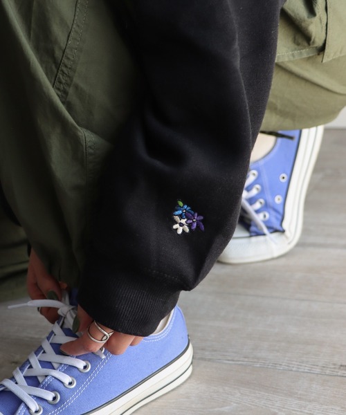 「COURO」 スウェットカットソー X-LARGE ブラック レディース_画像3