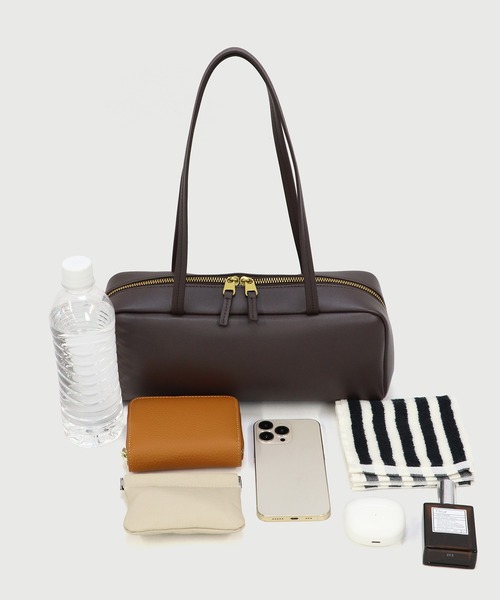 LA MARGE ボストンバッグ 「LA MARGE」「本革 / 500mlペットボトル収納