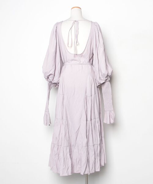 「LA BELLE ETUDE」 長袖ワンピース FREE ピンク レディース_画像2