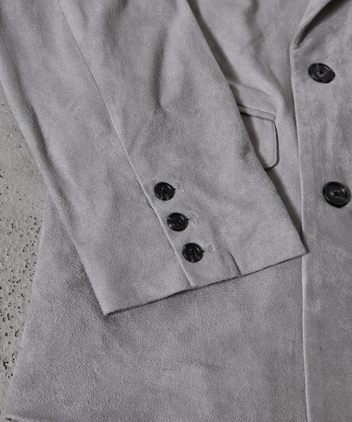 「CLEL」 テーラードジャケット S チャコールグレー メンズ_画像7