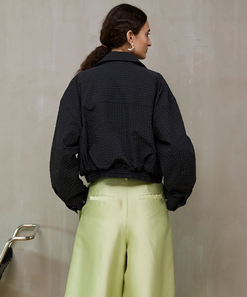 MAISON SPECIAL（メゾンスペシャル） ブルゾン アウター Layered Check