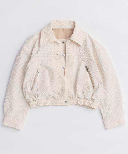 MAISON SPECIAL（メゾンスペシャル） ブルゾン アウター Layered Check