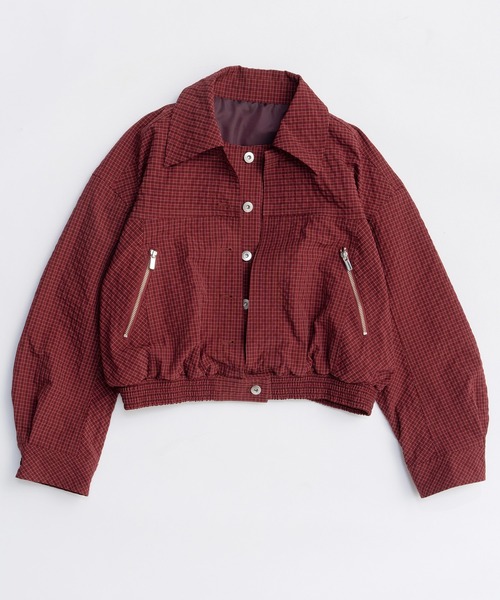 MAISON SPECIAL（メゾンスペシャル） ブルゾン アウター Layered Check
