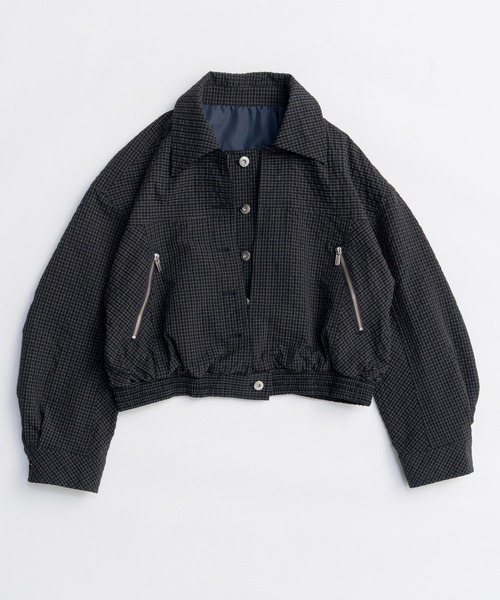 MAISON SPECIAL（メゾンスペシャル） ブルゾン アウター Layered Check