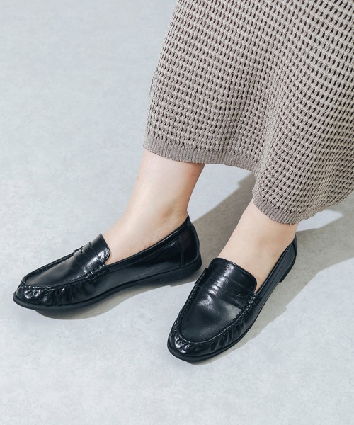 EVOL（イーボル） ローファー 「柔らかい・ふかふか」ソフトギャザー