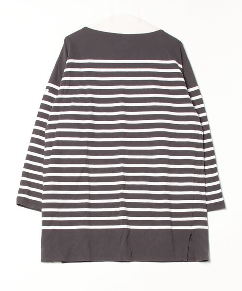 オルソパルス ORCIVAL（オーシバル） 長袖Tシャツ 7 グレー×ホワイト メンズ