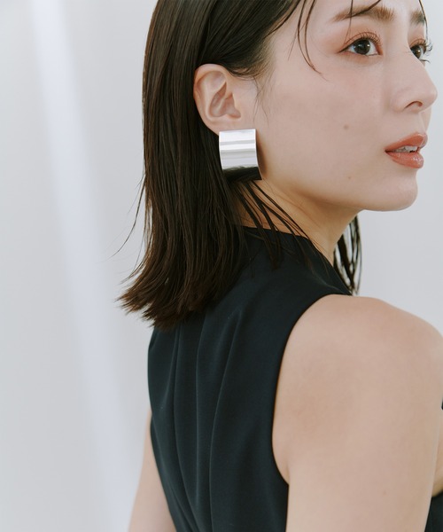「anuans」 半袖ワンピース X-SMALL ホワイト系その他 レディースの画像