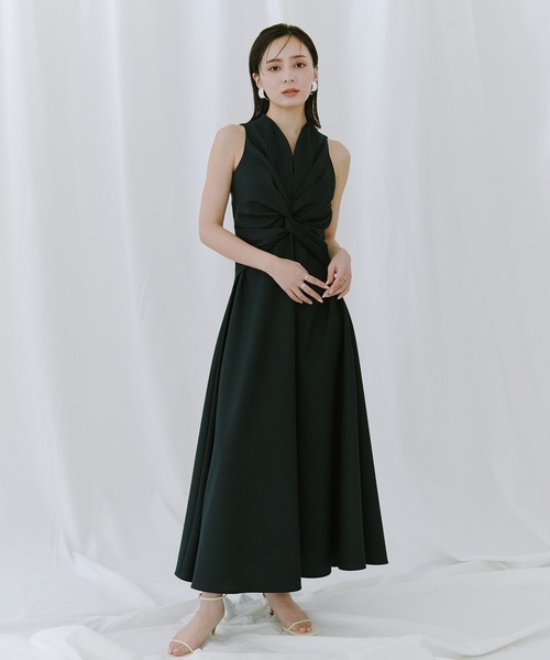 「anuans」 半袖ワンピース X-SMALL ホワイト系その他 レディースの画像