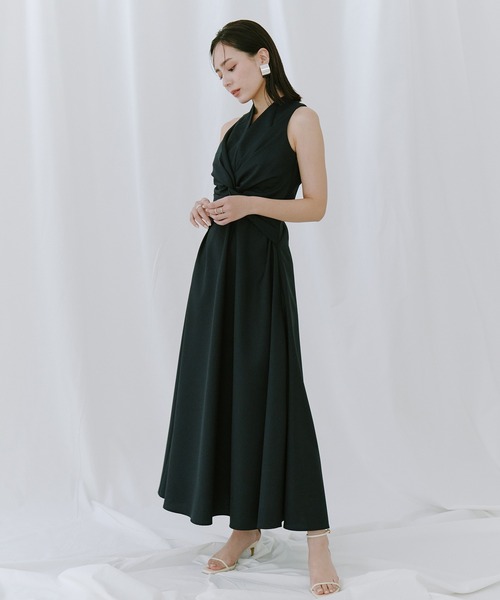 「anuans」 半袖ワンピース X-SMALL ホワイト系その他 レディースの画像