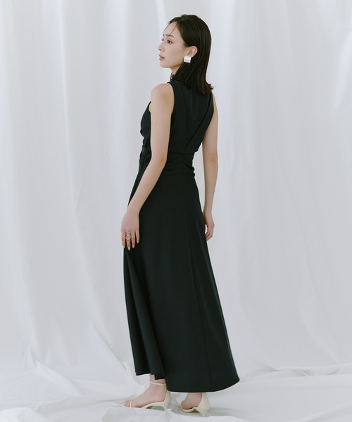 「anuans」 半袖ワンピース X-SMALL ホワイト系その他 レディースの画像