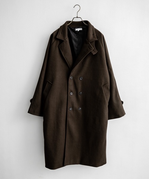 「Rocky Monroe」 チェスターコート L ブラック メンズ_画像2