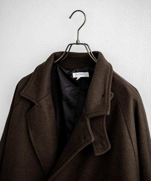 「Rocky Monroe」 チェスターコート L ブラック メンズ_画像4