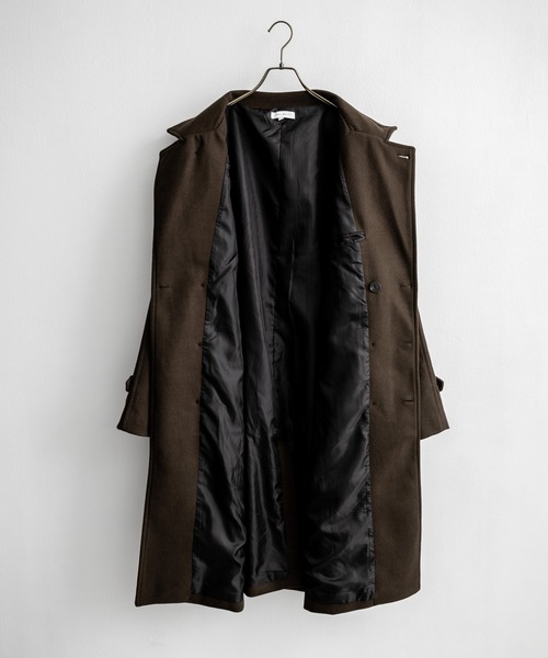 「Rocky Monroe」 チェスターコート L ブラック メンズ_画像9