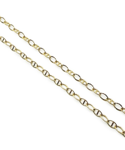 ネックレス KISHOKACHI 希少価値 ダブルチェーンコンビステンレス 