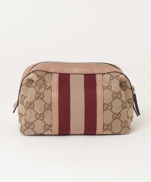 GUCCIポーチ GUCCI（グッチ） ポーチ - ブラウン レディース : ZOZOTOWN Yahoo!店