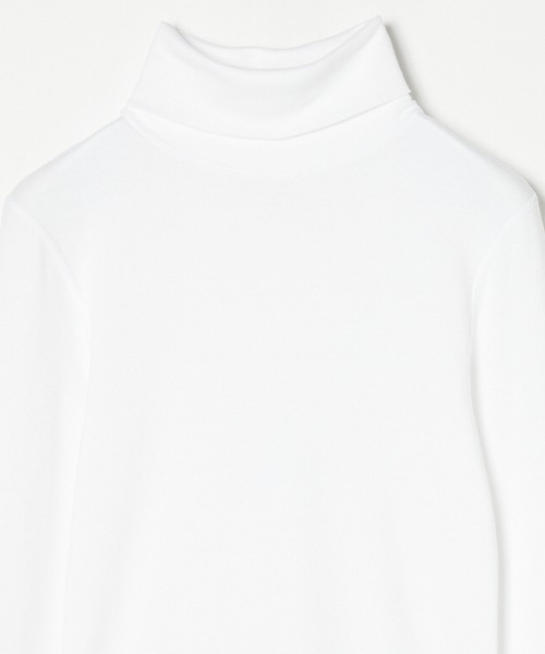 「three dots」 長袖カットソー SMALL ホワイト レディース_画像3