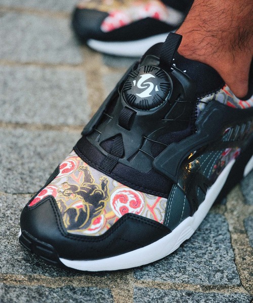 「PUMA」 ローカットスニーカー 25.5cm ブラック メンズ_画像5