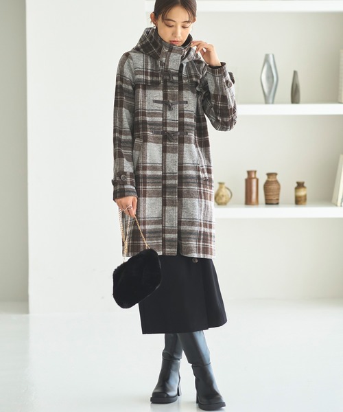 「RUIRUE BOUTIQUE」 ダッフルコート L オレンジ レディース_画像2