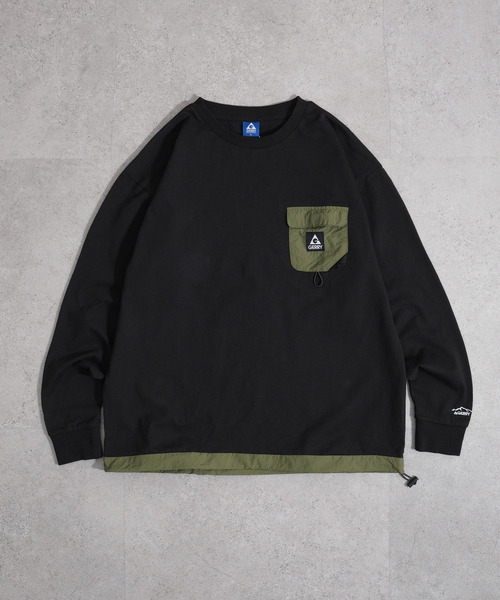 GERRY（ジェリー） tシャツ ドローコード内蔵 ナイロンポケットTEE