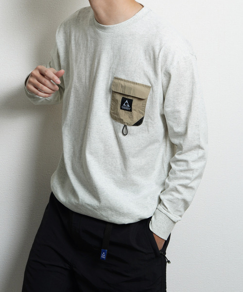 GERRY（ジェリー） tシャツ ドローコード内蔵 ナイロンポケットTEE