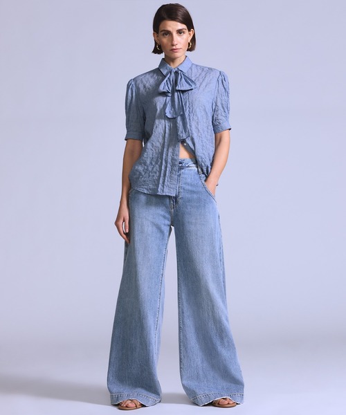 ワイドパンツ ジーンズ デニム デニムパンツ Levi's/リーバイス BLUETAB(TM) MAX LOOSE ジーンズ ミディアムインディゴの画像