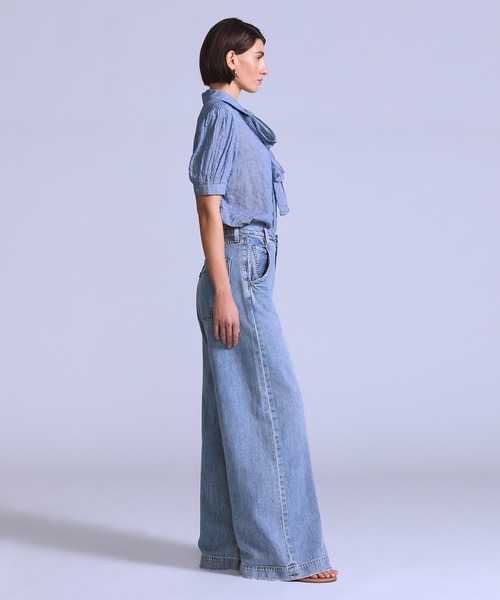 ワイドパンツ ジーンズ デニム デニムパンツ Levi's/リーバイス BLUETAB(TM) MAX LOOSE ジーンズ ミディアムインディゴの画像