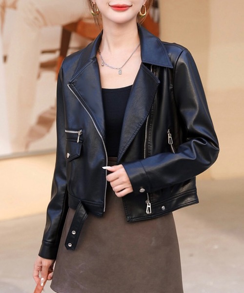 「INASTUDIOS」 「fashion」ジャケット MEDIUM ブラック レディース_画像4