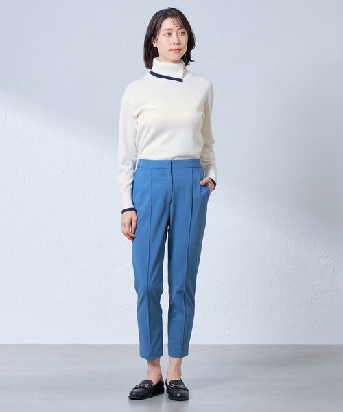 「CAST:」 タートルネックニット M オフホワイト レディース_画像2