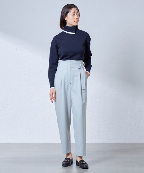 「CAST:」 タートルネックニット M オフホワイト レディース_画像6