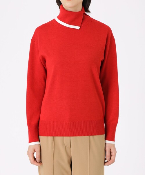 「CAST:」 タートルネックニット M オフホワイト レディース_画像8