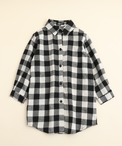 「URBAN CHERRY」 「KIDS」シャツワンピース 120cm ブラック キッズ_画像9