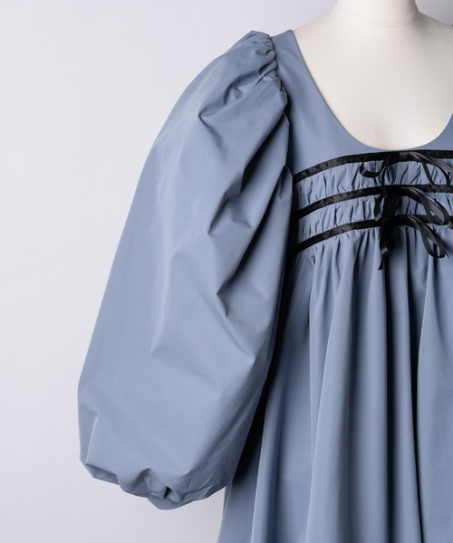 「J1U by LA BELLE ETUDE」 長袖ワンピース FREE ブラック レディース_画像6