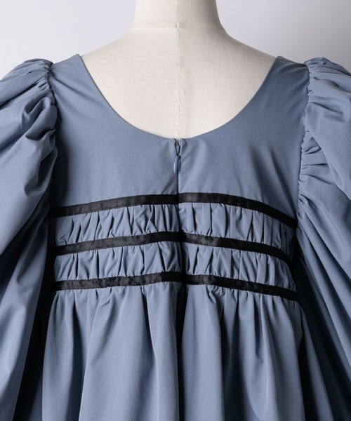 「J1U by LA BELLE ETUDE」 長袖ワンピース FREE ブラック レディース_画像8