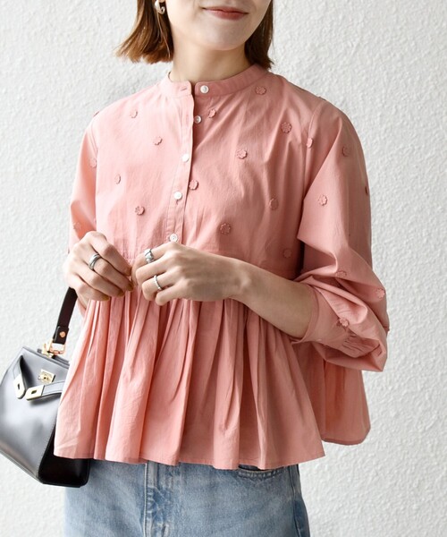 SHIPS any ブラウス シャツ 「WEB限定」SHIPS any:「洗濯機可能