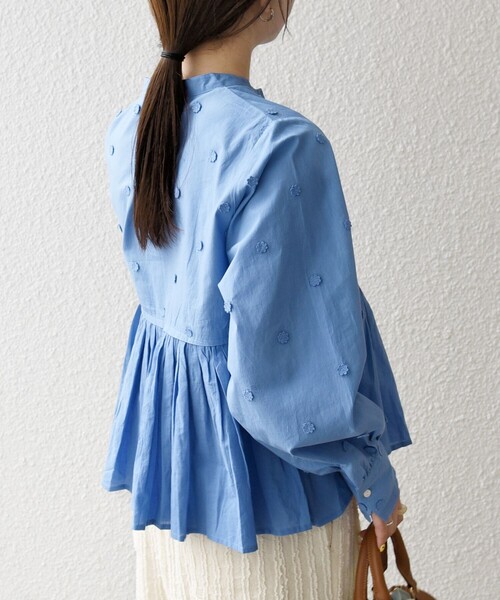 SHIPS any ブラウス シャツ 「WEB限定」SHIPS any:「洗濯機可能