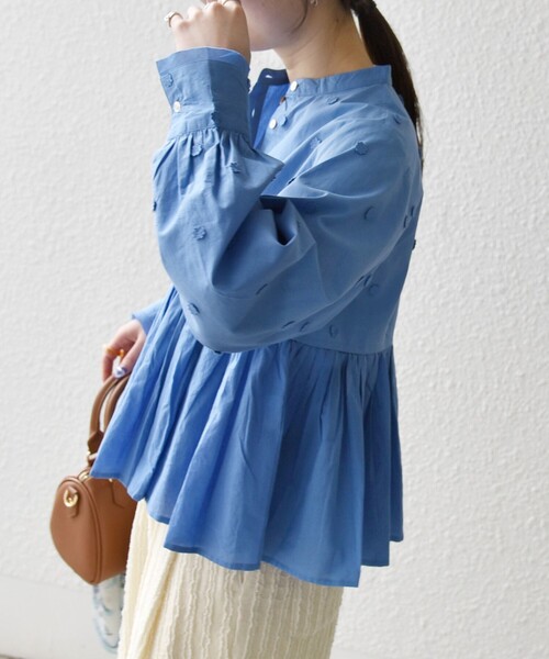 SHIPS any ブラウス シャツ 「WEB限定」SHIPS any:「洗濯機可能