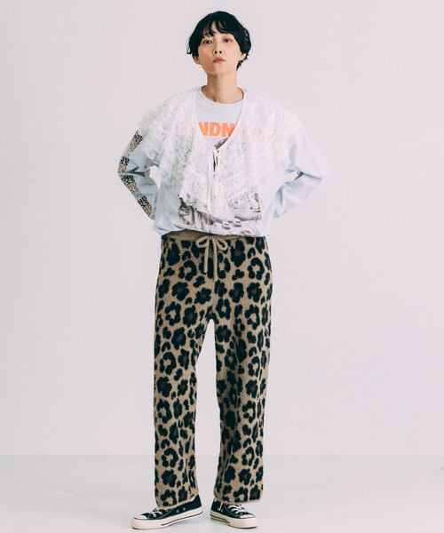 「Freada」 イージーパンツ ONE SIZE ベージュ レディース_画像9