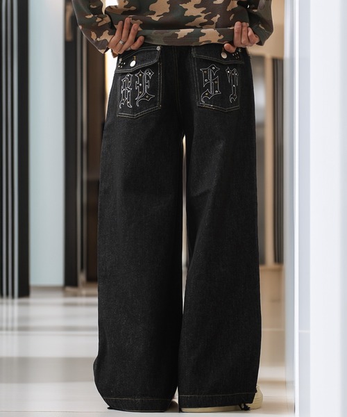 ジーンズ 13oz リベット使い リジッドデニム / Rivet-Detailed Rigid