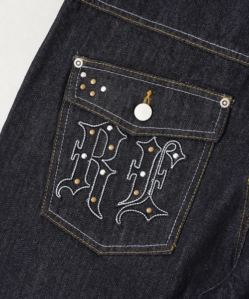 ジーンズ 13oz リベット使い リジッドデニム / Rivet-Detailed Rigid