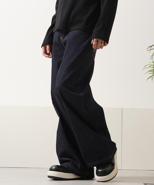 ジーンズ 13oz リベット使い リジッドデニム / Rivet-Detailed Rigid