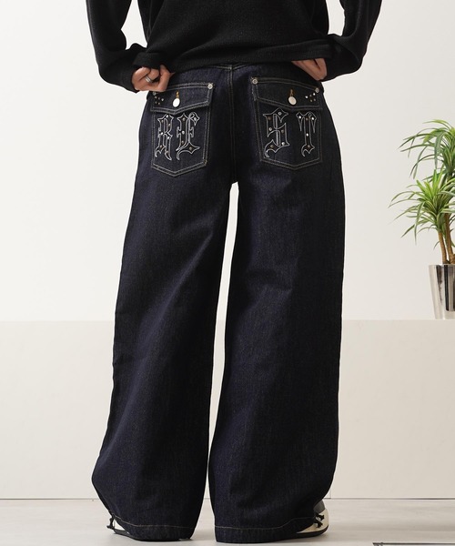 ジーンズ 13oz リベット使い リジッドデニム / Rivet-Detailed Rigid