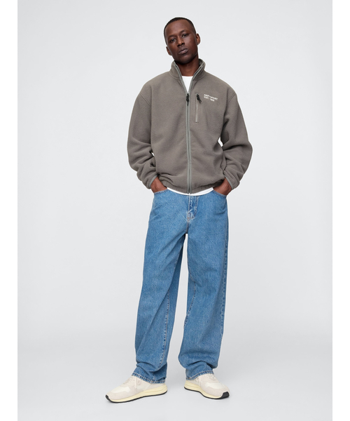 [GAP] блузон X-SMALL серый мужской 