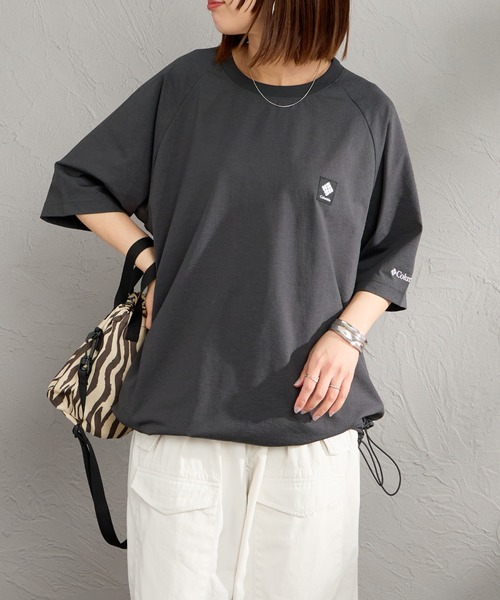 tシャツ 「WEB限定」「Columbia/コロンビア」 RAI RIVER ワンポイントロゴ ショートスリーブTシャツ レディース メンズの画像