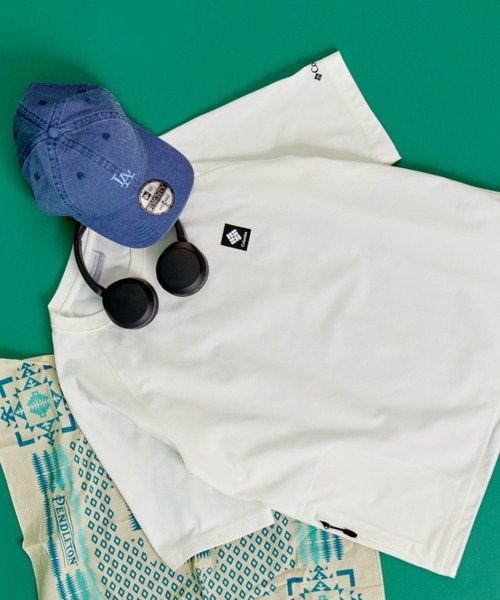 tシャツ 「WEB限定」「Columbia/コロンビア」 RAI RIVER ワンポイントロゴ ショートスリーブTシャツ レディース メンズの画像