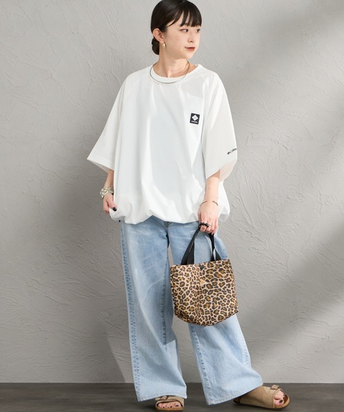 tシャツ 「WEB限定」「Columbia/コロンビア」 RAI RIVER ワンポイントロゴ ショートスリーブTシャツ レディース メンズの画像