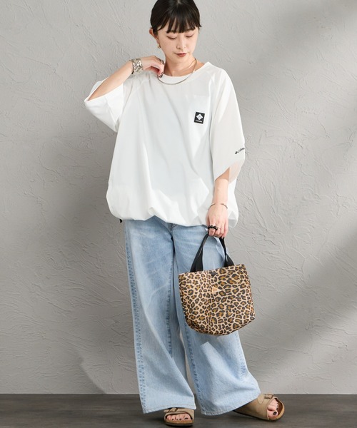 tシャツ 「WEB限定」「Columbia/コロンビア」 RAI RIVER ワンポイントロゴ ショートスリーブTシャツ レディース メンズの画像