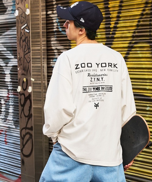 「ZOO YORK」 長袖Tシャツ L ブラック メンズ_画像6