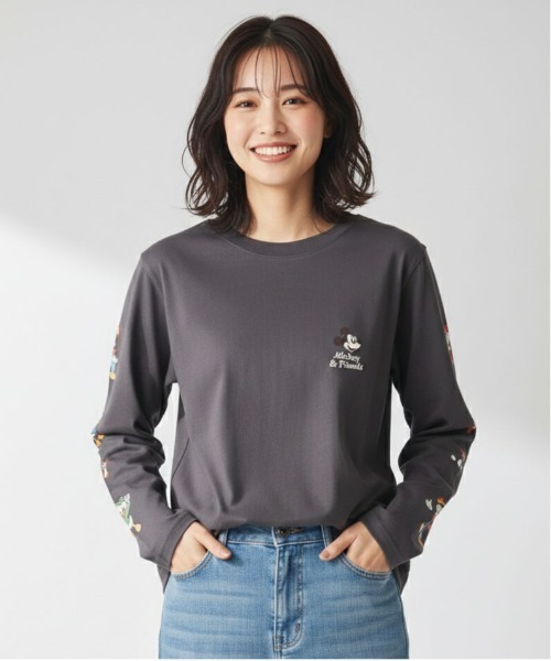 ミッキー 長袖TシャツDisney100デニム系 セール】【ムラサキスポーツ限定】DEAR LAUREL/ディアローレル