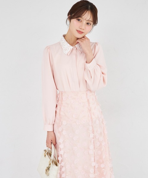 tocco closet（トッコ クローゼット） スカート 立体フラワーモチーフ